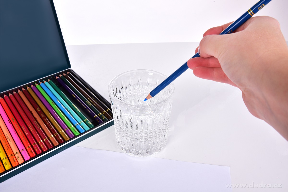 24 ks sada uměleckých akvarelových pastelek nejvyšší kvality, AQUARELLE – náhled 3 | Grand Móda