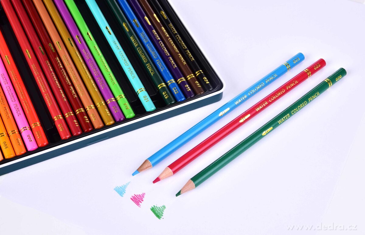 24 ks sada uměleckých akvarelových pastelek nejvyšší kvality, AQUARELLE – náhled 6 | Grand Móda