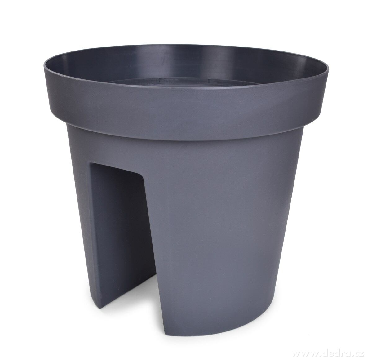 Velký květináč na zábradlí, 28 cm | Kvďtináče a truhlíky | Grand Móda