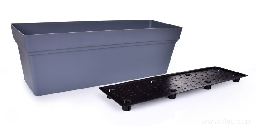 50 cm SAMOZAVLAŽOVACÍ TRUHLÍK s vyjímatelným samozavlažovacím dnem | Kvďtináče a truhlíky | Grand Móda