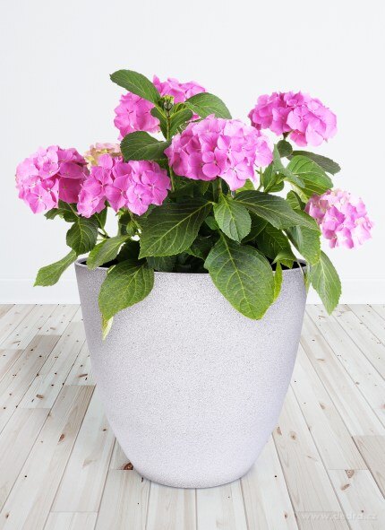 32 cm VELKÝ OBAL NA KVĚTINÁČ v designu granitu – náhled 3 | Grand Móda