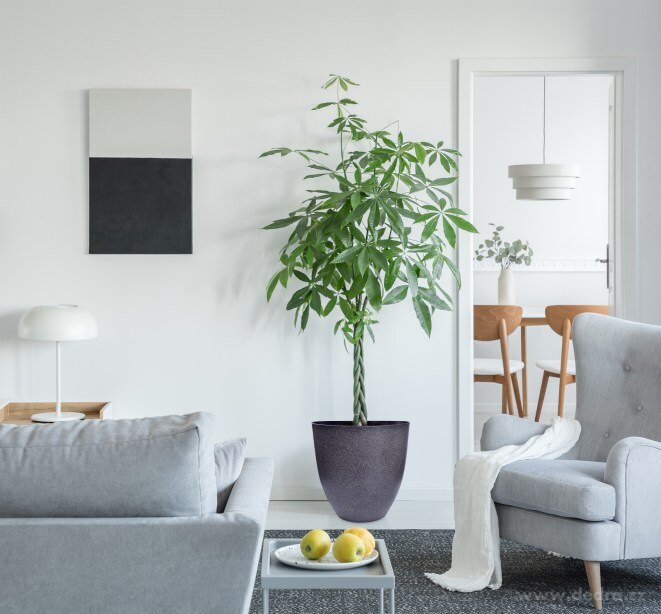 41 cm VELKÝ OBAL NA KVĚTINÁČ v designu granitu – náhled 3 | Grand Móda