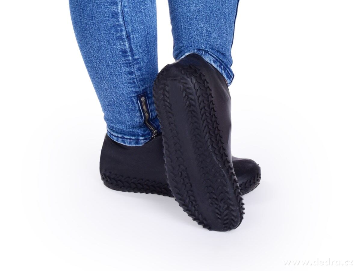 NEPOHODKY, nepromokavé silikonové návleky na obuv, pružné, protiskluzové & opakovaně použitelné, vel. S (30–35) | Obuv, ponožky & spol. | Grand Móda