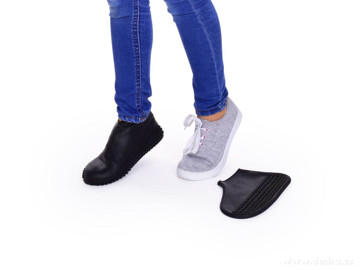 NEPOHODKY, Nepromokavé silikonové návleky na obuv, pružné & opakovaně použitelné – náhled 5 | Grand Móda
