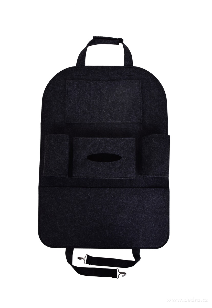 Závěsný filcový kapsář/organizér do auta na přední sedadlo | Autodoplňky | Grand Móda