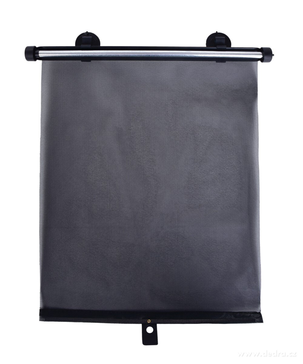 DRIVE, stínící roleta do auta s aretací, univerzální přísavky & suchý zip, 40 × 47 cm
