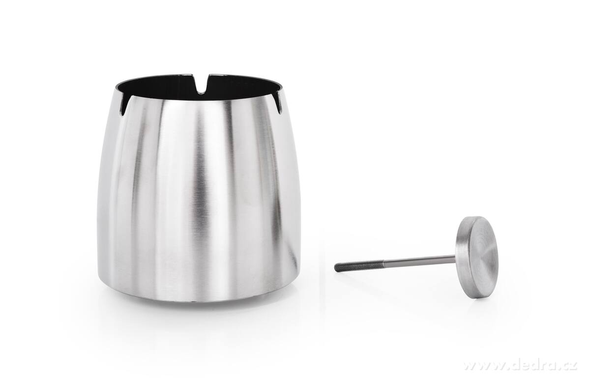 Vysoký nerezový popelník – náhled 2 | Grand Móda