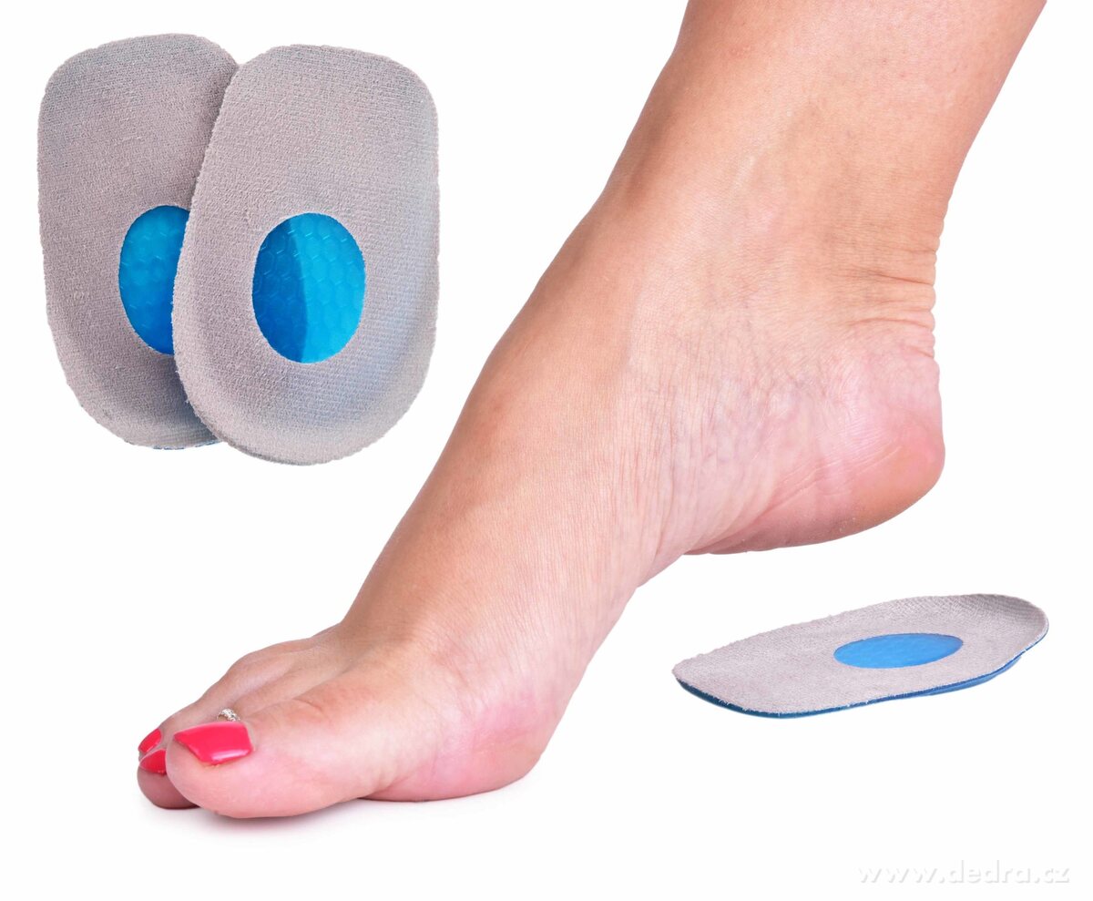 PEDICARE®, gelová podpatěnka do bot, 2 ks, pro úlevu patám a tlumení nárazů, šedé | Obuv, ponožky & spol. | Grand Móda