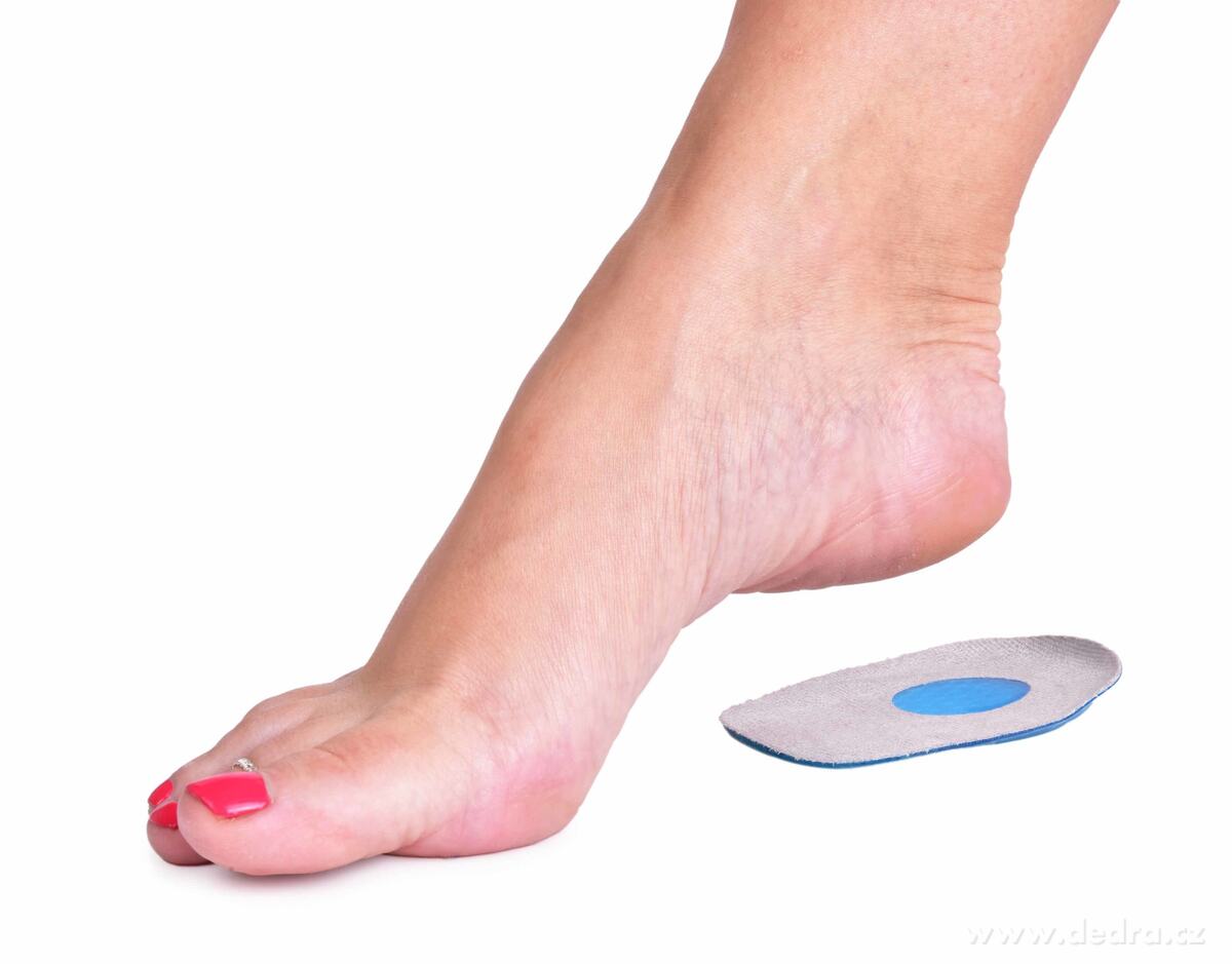 PEDICARE®, gelová podpatěnka do bot, 2 ks, pro úlevu patám a tlumení nárazů, šedé – náhled 2 | Grand Móda