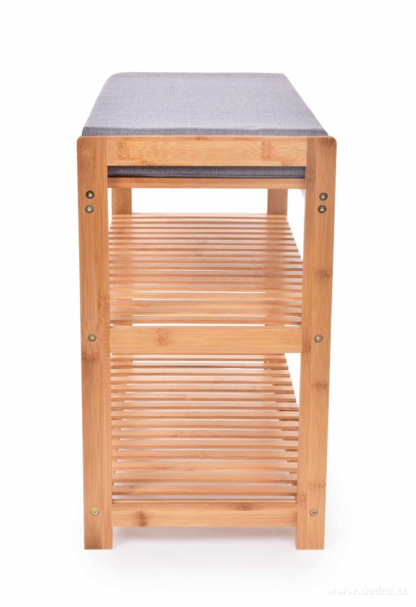 BAMBUSOVÝ BOTNÍK/LAVICE s polstrovaným sedákem GoEco® – náhled 5 | Grand Móda