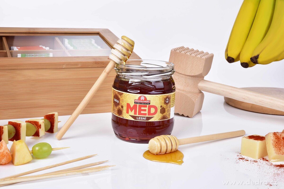 2 ks medolžička na med z bukového dřeva GoEco® – náhled 6 | Grand Móda