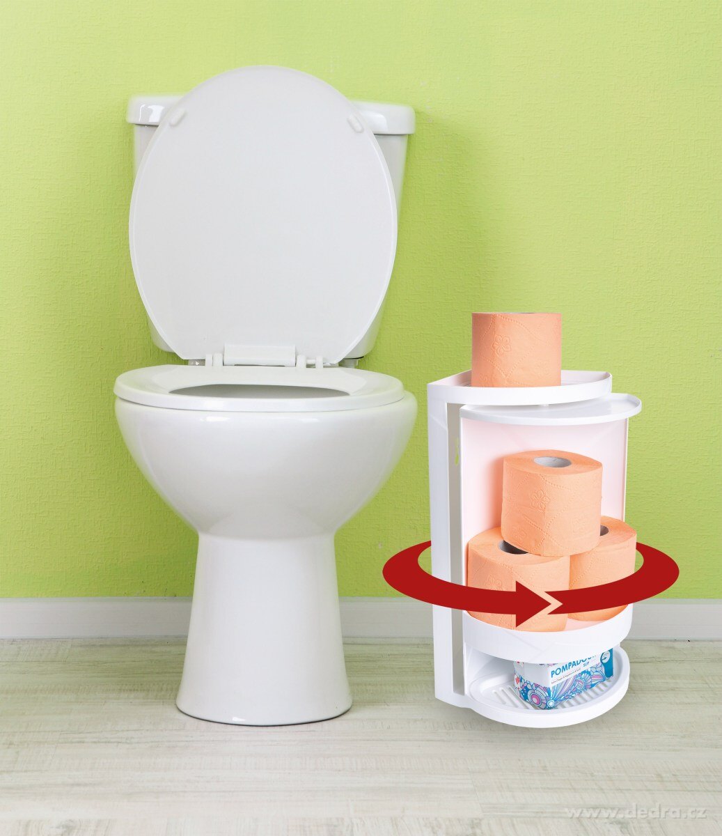 360° otočná uzavírací rohová police CARROUSEL do kuchyně i koupelny – náhled 5 | Grand Móda