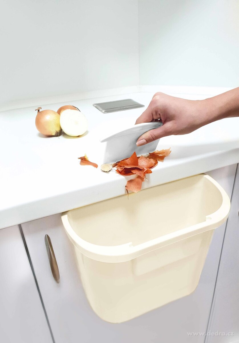 6, 6 L KUCHYŇSKÝ ZBYTKOVNÍK XL, závěsný odpadkový koš na dvířka