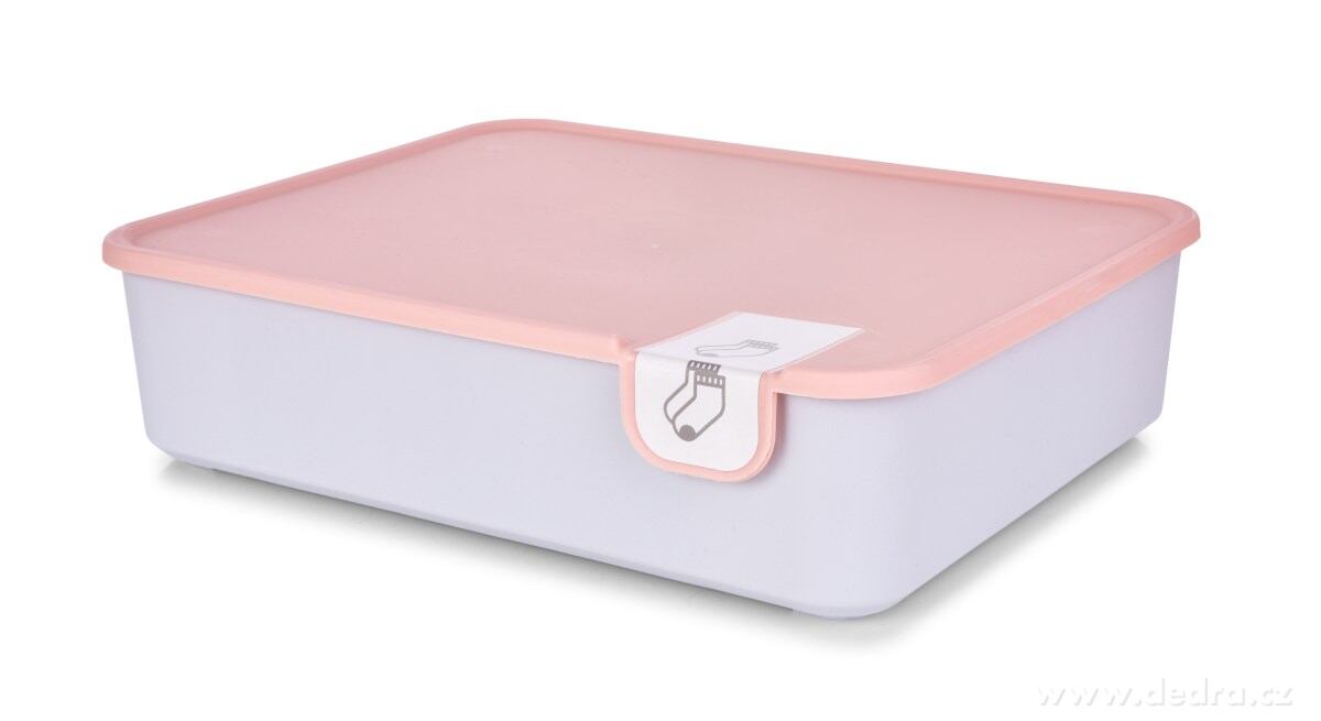 BEAUTY, praktický plastový organizér na ponožky, punčochy a spodní prádlo, 15 přihrádek