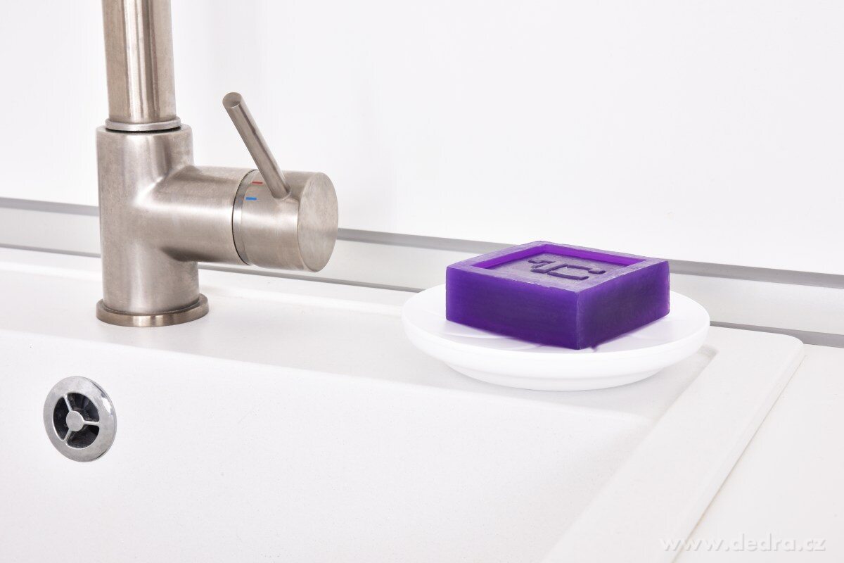 SPA, designový stojánek na mýdlo, minimalistický styl, otočný 360°, odolný plast – náhled 4 | Grand Móda