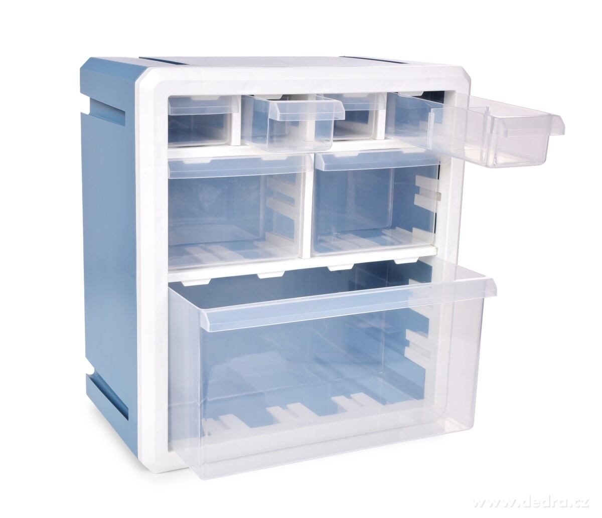 ŠROUBOVNÍK, praktický spojovatelný organizér box se 7 zásuvkami – náhled 2 | Grand Móda