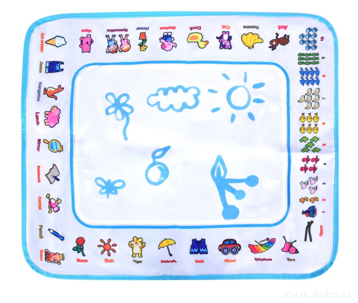 KREATIVO AQUA, vodní kreslící podložka + 1 vodní tužka, znovupoužitelné malování | Tvořivé hraní ­čîł | Grand Móda