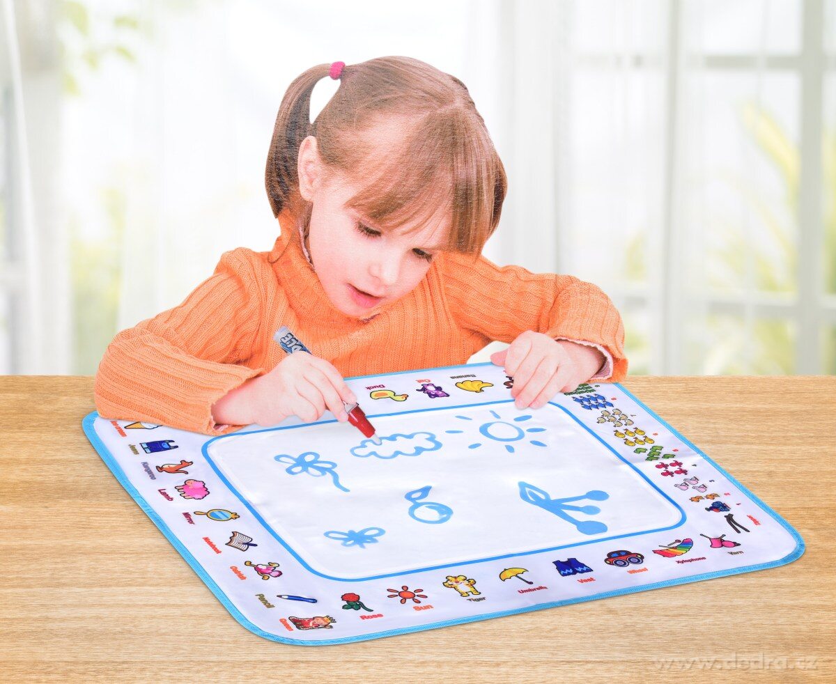 KREATIVO AQUA, vodní kreslící podložka + 1 vodní tužka, znovupoužitelné malování – náhled 3 | Grand Móda