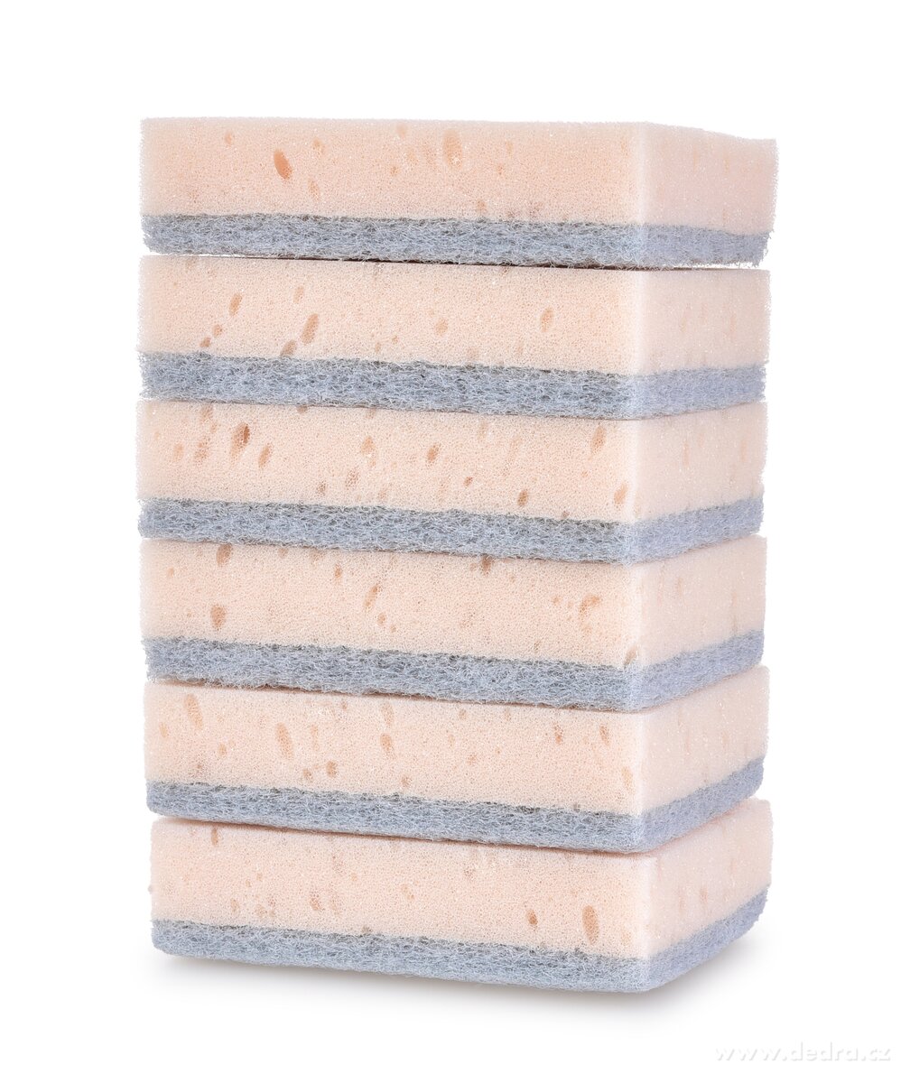 6 ks kuchy┼łsk├í houbi─Źka s abrazivn├ş vrstvou - obr├ízek 2 | Prachovky, houbi─Źky a ut─Ťrky | Grand M├│da