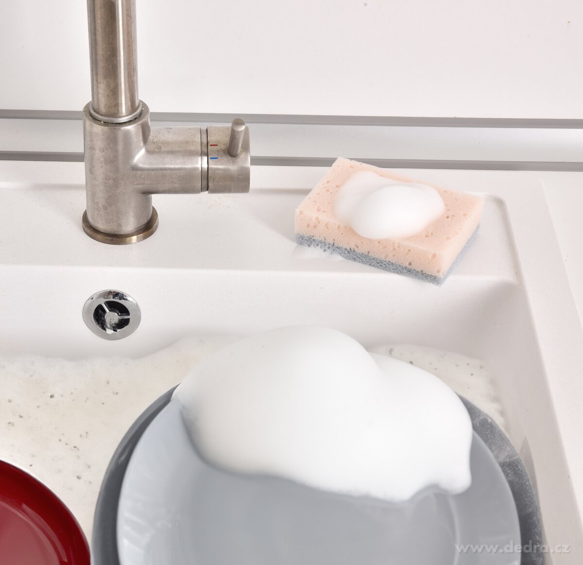 6 ks kuchy┼łsk├í houbi─Źka s abrazivn├ş vrstvou - obr├ízek 3 | Prachovky, houbi─Źky a ut─Ťrky | Grand M├│da