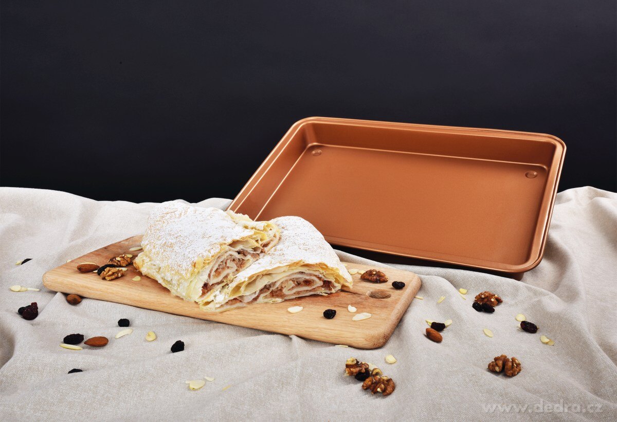 BIOPAN, Hluboký plech s nepřilnavým povrchem, objem 3900 ml, 42 cm – náhled 3 | Grand Móda