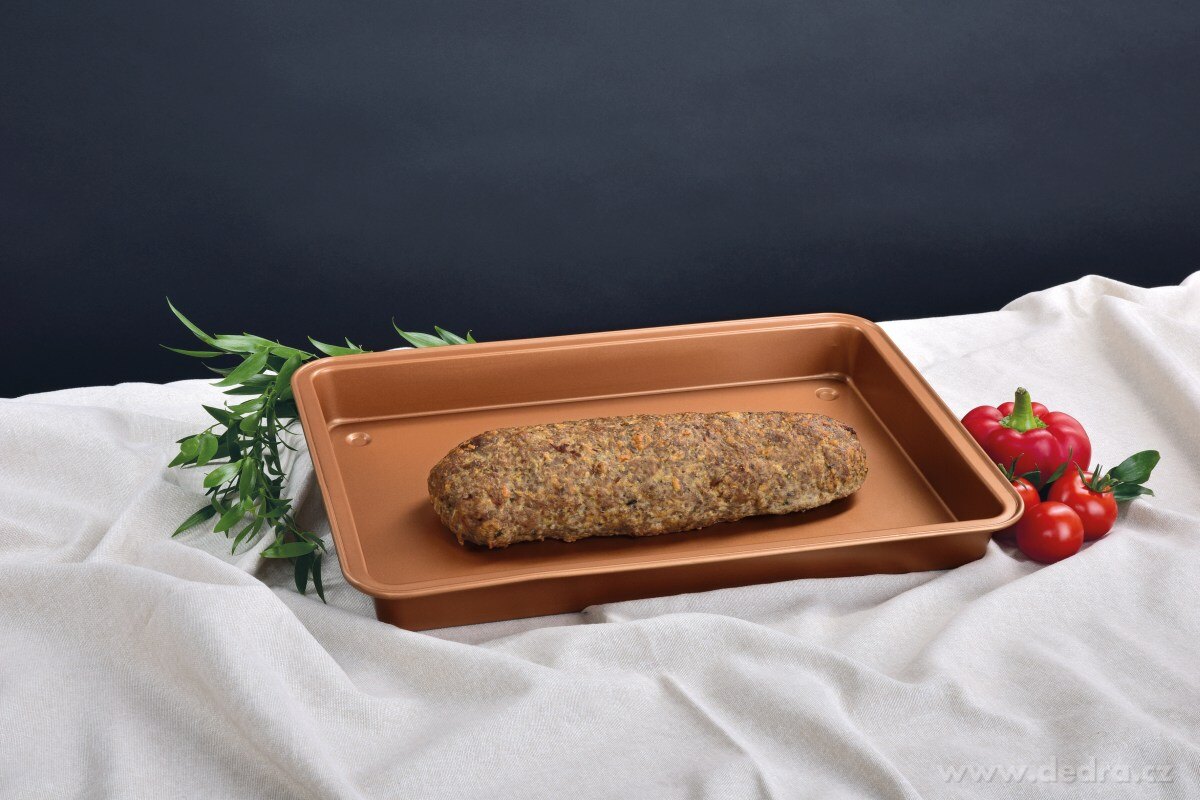 BIOPAN, Hluboký plech s nepřilnavým povrchem, objem 3900 ml, 42 cm – náhled 6 | Grand Móda