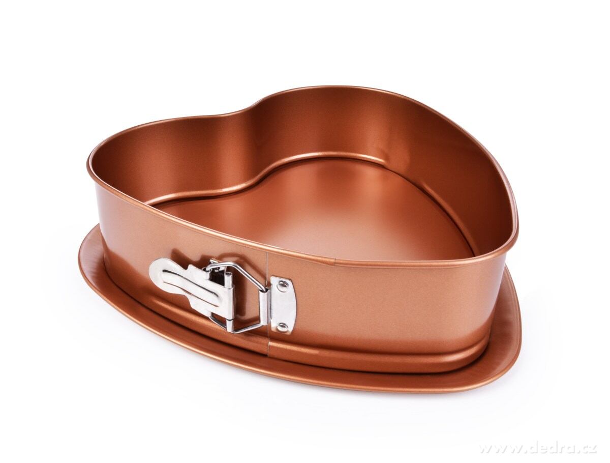 30 cm DORTOVÁ rozkládací forma VELKÉ SRDCE, BIOPAN® GOLD | Biopan pánve a formy | Grand Móda