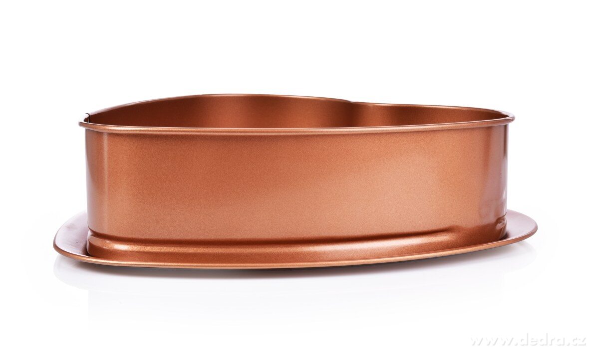 30 cm DORTOVÁ rozkládací forma VELKÉ SRDCE, BIOPAN® GOLD – náhled 2 | Grand Móda