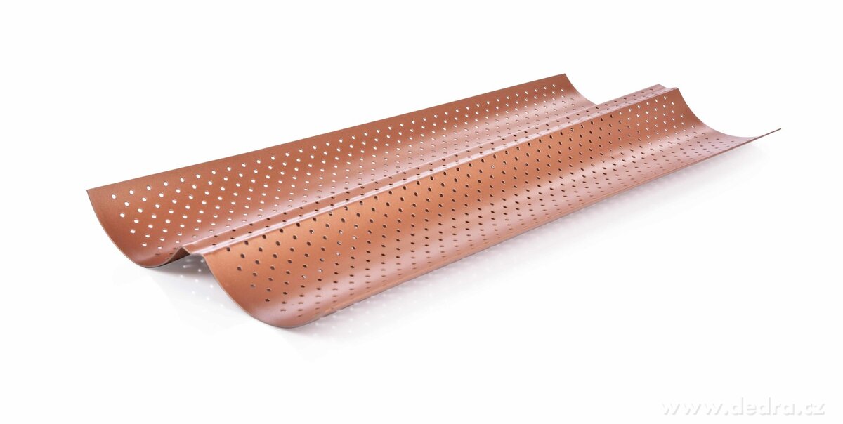 BIOPAN®, nepřilnavá perforovaná forma na bagety, 38 cm