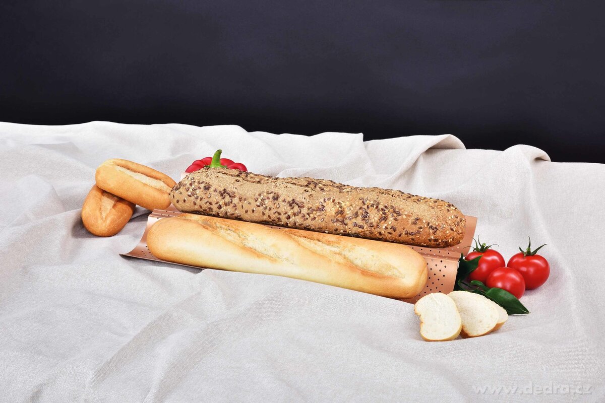 BIOPAN®, nepřilnavá perforovaná forma na bagety, 38 cm – náhled 3 | Grand Móda