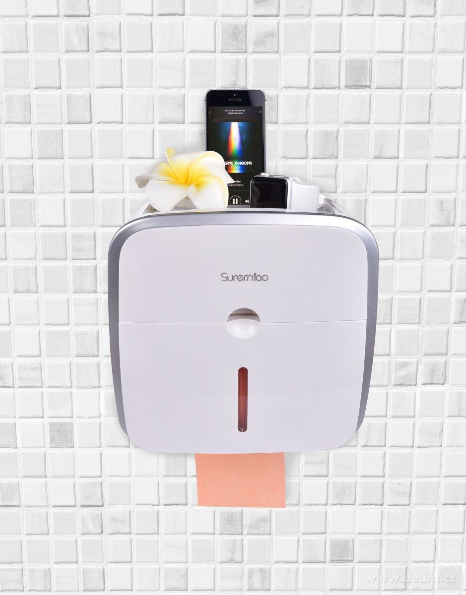 WC skříňka na toaletní papír s šuplíkem na hygienické potřeby – náhled 5 | Grand Móda