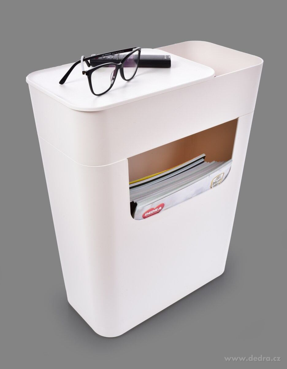 TROLLEY, víceúčelový pojízdný box na kolečkách se stojanem na časopisy, úložný box & stolek ke gauči | Odpadkové koíe ÔÖ´ŞĆ | Grand Móda