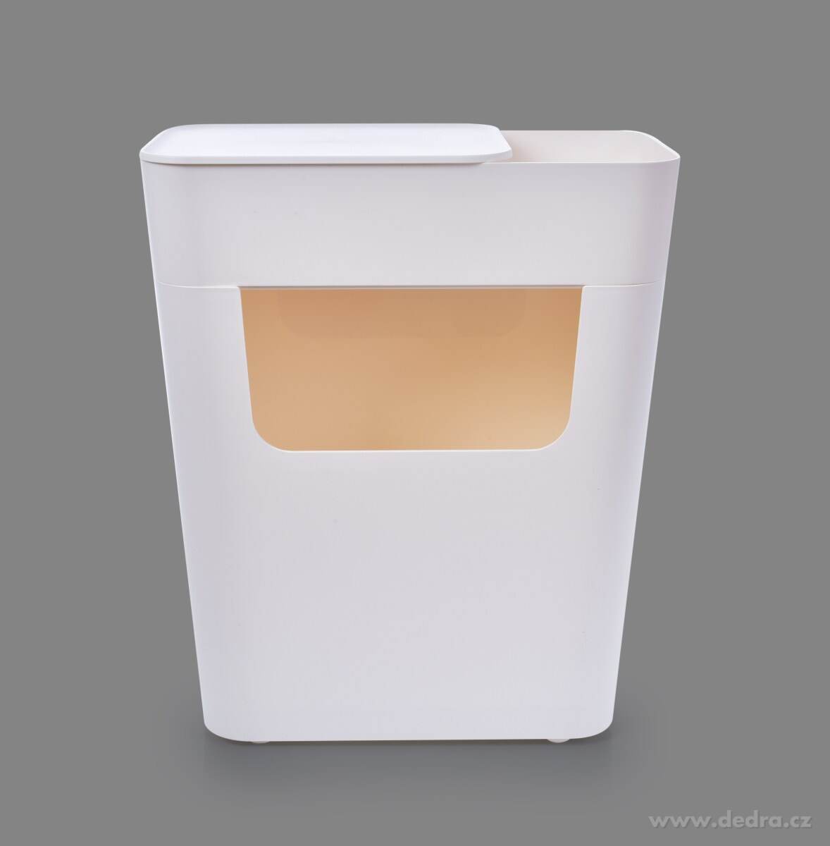 TROLLEY, víceúčelový pojízdný box na kolečkách se stojanem na časopisy, úložný box & stolek ke gauči – náhled 2 | Grand Móda