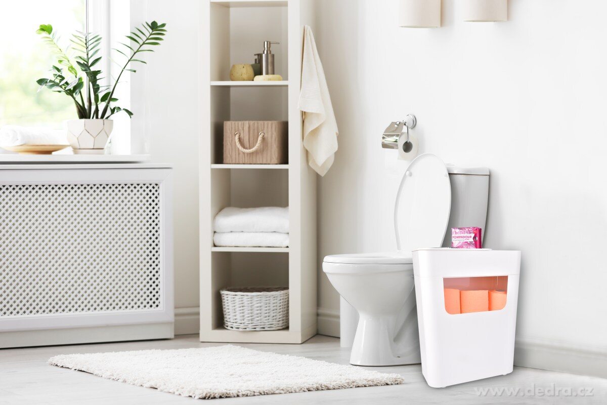 TROLLEY, víceúčelový pojízdný box na kolečkách se stojanem na časopisy, úložný box & stolek ke gauči – náhled 4 | Grand Móda