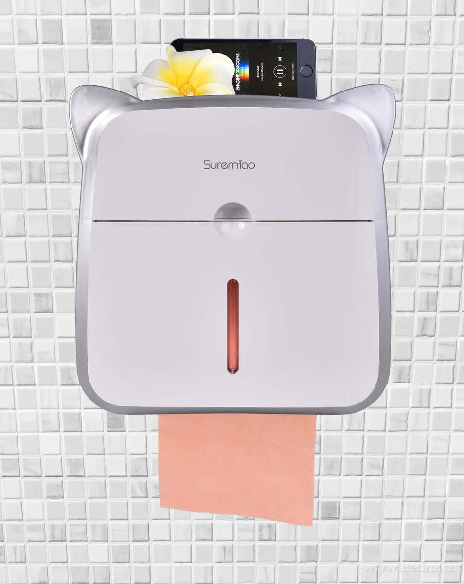 WC skříňka na toaletní papír s šuplíkem na hygienické potřeby – náhled 3 | Grand Móda