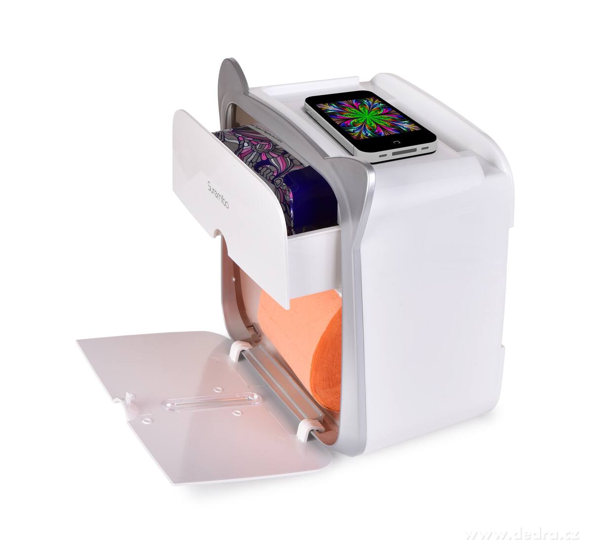 WC skříňka na toaletní papír s šuplíkem na hygienické potřeby – náhled 6 | Grand Móda