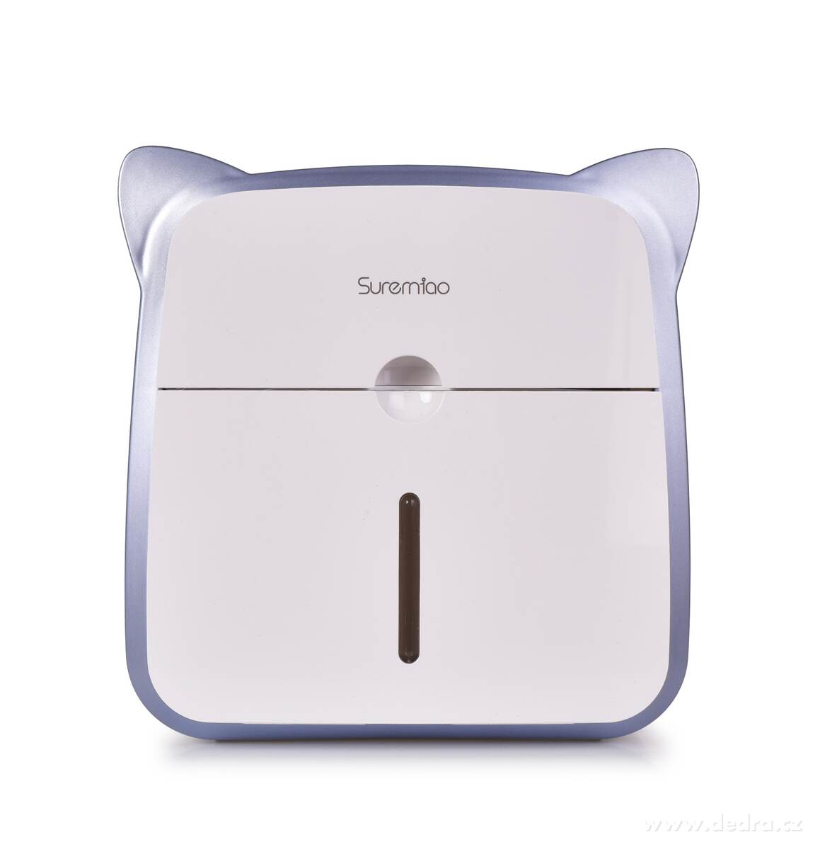 SPA, Závěsná WC skříňka na toaletní papír, se šuplíkem a odkládacím prostorem, šedo-modrá ouška – náhled 2 | Grand Móda