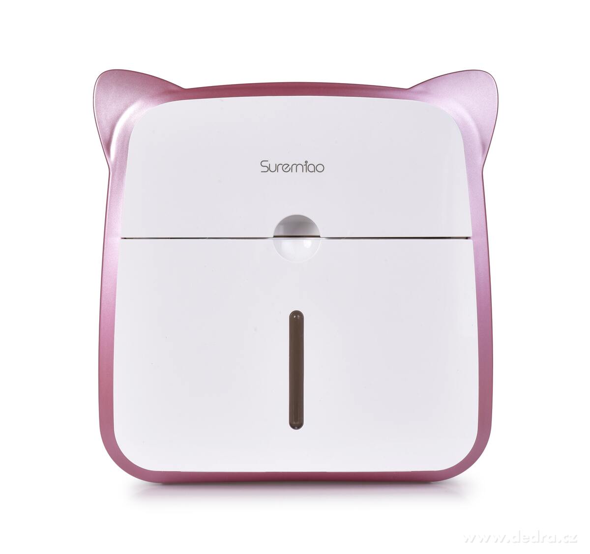 SPA, Závěsná WC skříňka na toaletní papír, se šuplíkem a odkládacím prostorem, růžová ouška – náhled 2 | Grand Móda