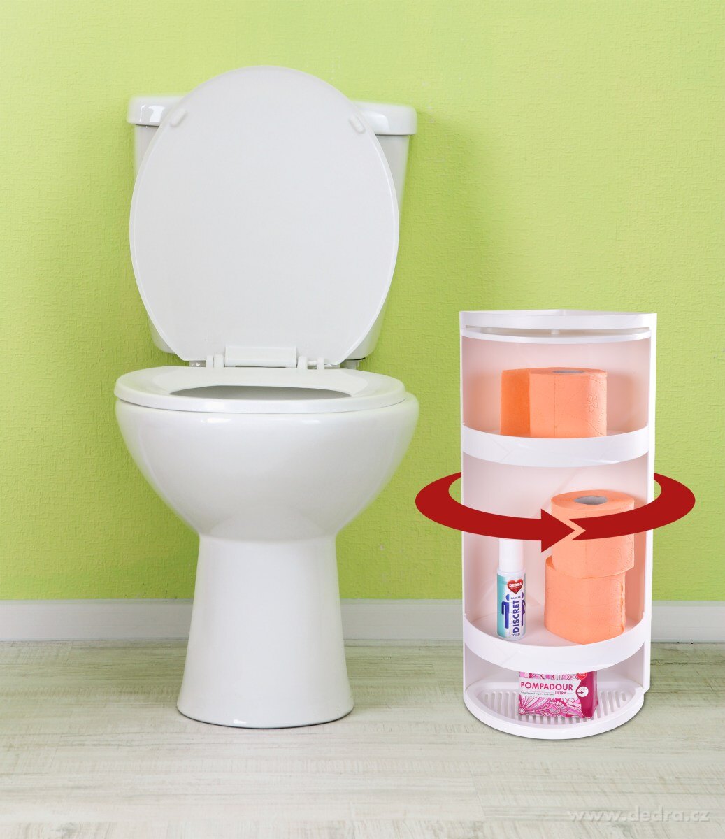 360° otočná uzavírací rohová police CARROUSEL do kuchyně i koupelny – náhled 5 | Grand Móda