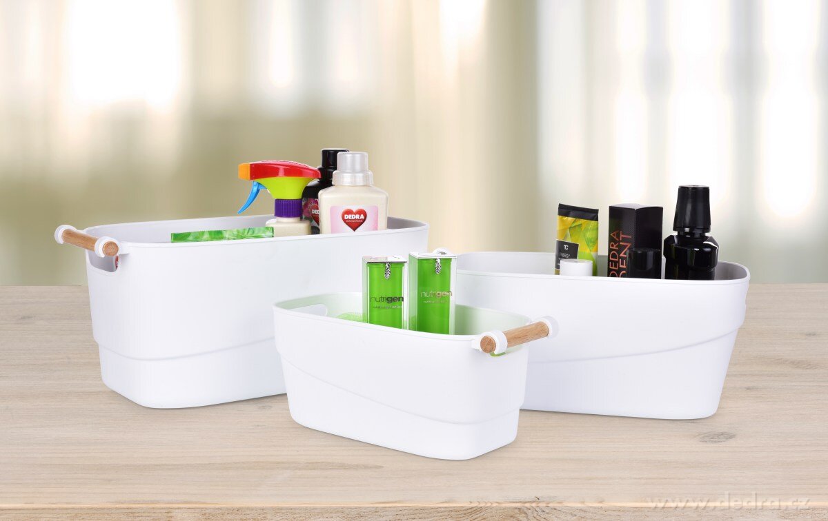 PRAKTIK, elegantní organizér s bambusovým madlem, 27 cm – náhled 3 | Grand Móda