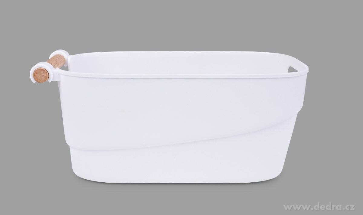 PRAKTIK, elegantní organizér s bambusovým madlem, 34 cm