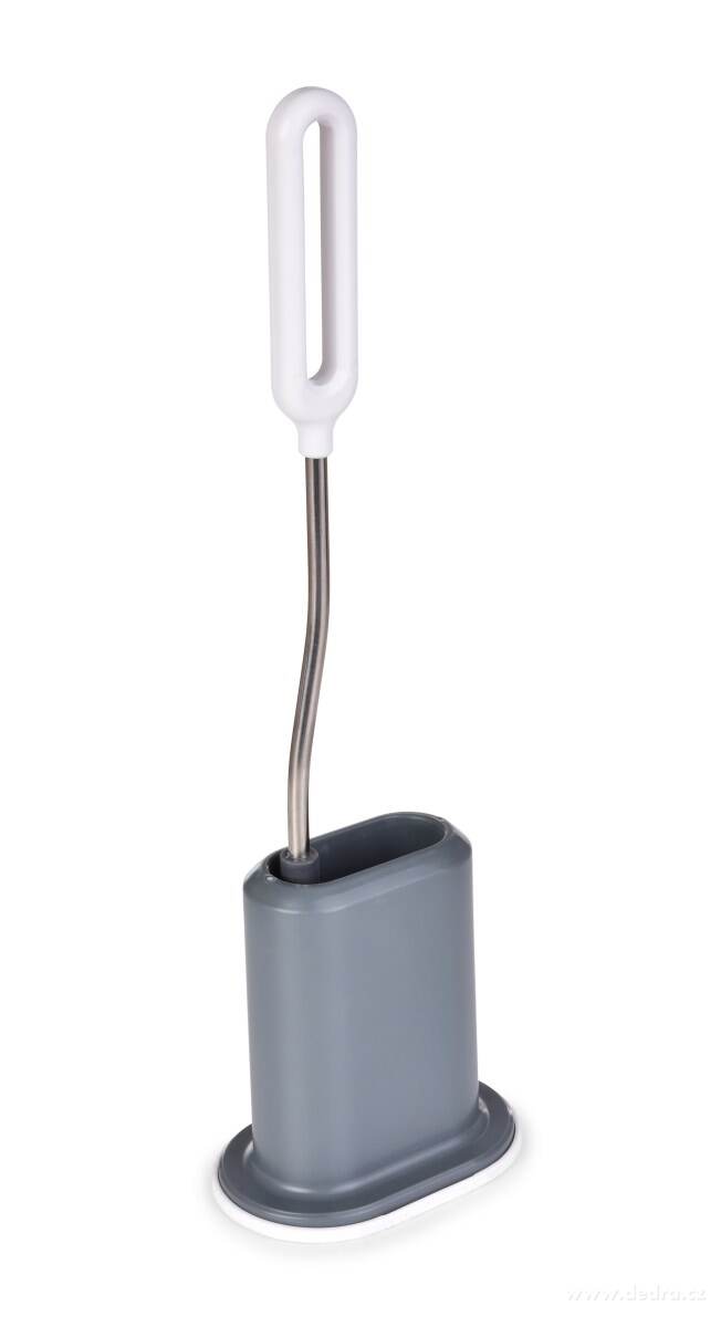 Plochá a pružná "doživotní" WC štětka, snadno omyvatelná, silikon, GoEco® – náhled 2 | Grand Móda