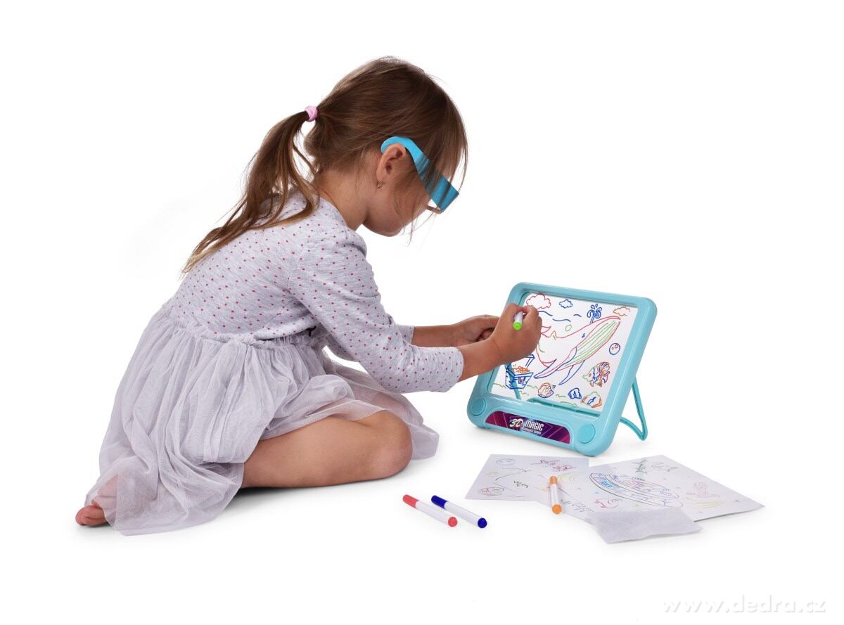 3D KOUZELNÁ KRESLÍCÍ TABULKA s LED osvětlením a 3D brýlemi – náhled 3 | Grand Móda