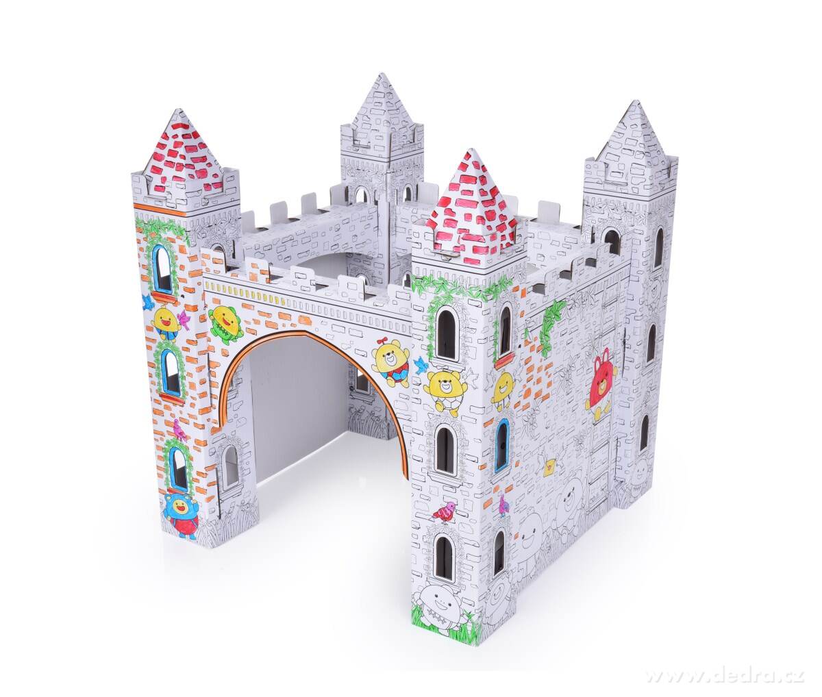 42 cm skládací 3D omalovánka "sestav a vymaluj si sám", HRAD | Tvořivé hraní ­čîł | Grand Móda