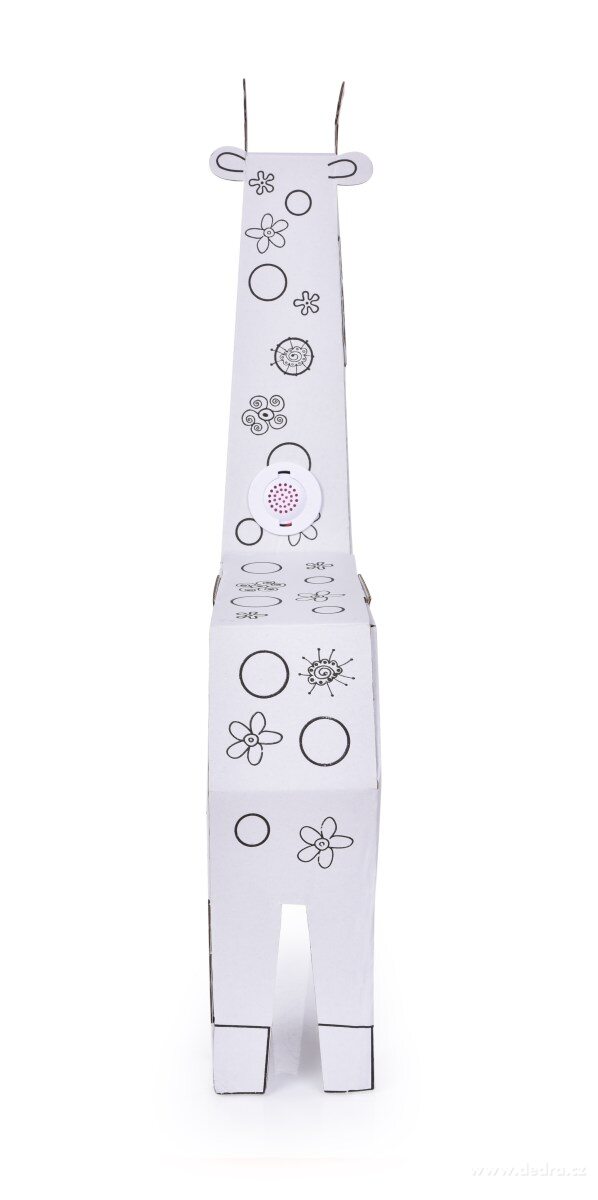 53 cm Skládací 3D omalovánka "sestav a vymaluj si sám", ŽIRAFA, hraje a svítí – náhled 4 | Grand Móda