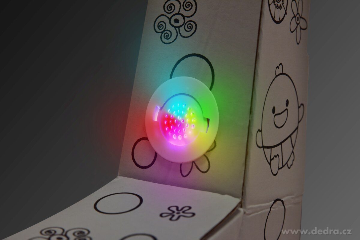 53 cm Skládací 3D omalovánka "sestav a vymaluj si sám", ŽIRAFA, hraje a svítí – náhled 6 | Grand Móda