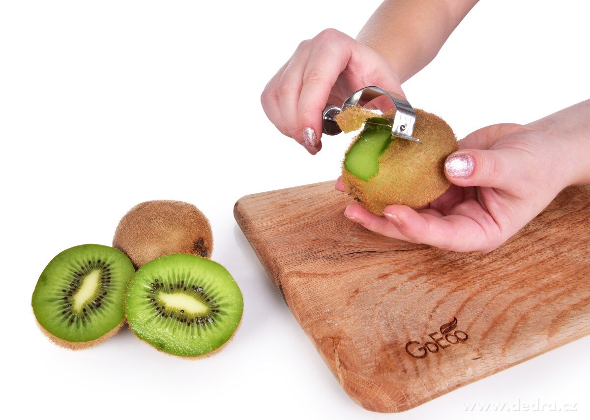 GOURMET, nerezová kuchyňská škrabka, 5 cm, pilková čepel s vykrajovátkem – náhled 4 | Grand Móda