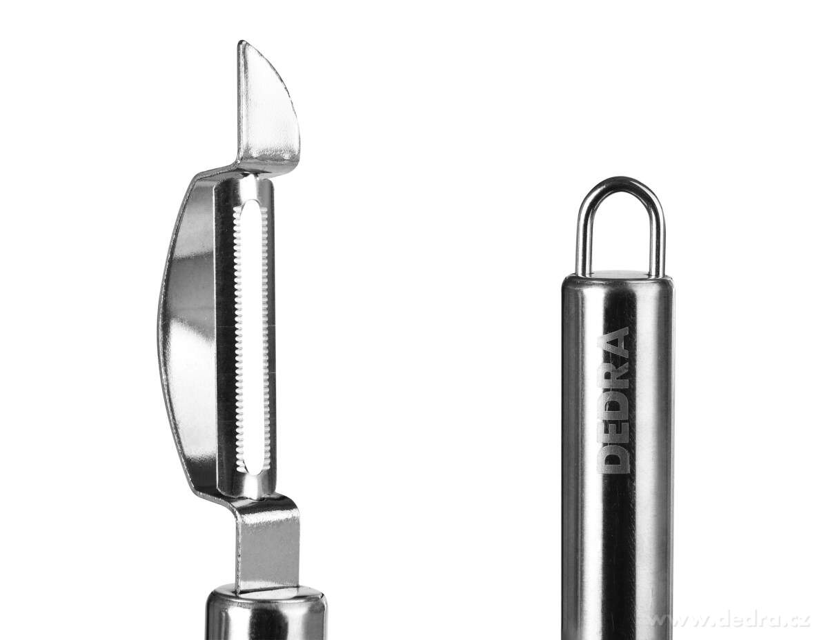 GOURMET, nerezová kuchyňská škrabka, 5 cm, pilková čepel s vykrajovátkem – náhled 6 | Grand Móda