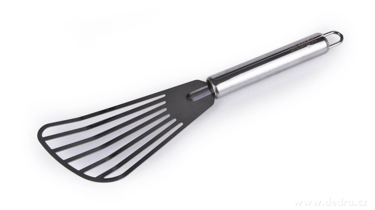 GOURMET, nerezová mřížkovaná obracečka, 25 cm | Obracečky a nabďračky | Grand Móda