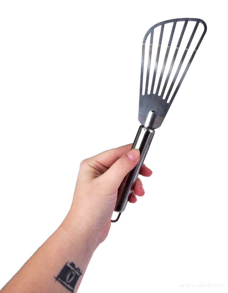 GOURMET, nerezová mřížkovaná obracečka, 25 cm – náhled 5 | Grand Móda